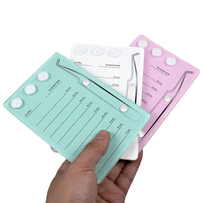 Wholesale 1Pcs Eyelash Holder Eyelash Extension Glue Pallet Acrylic Board for Lashes False Eyelashes Pad Lash Makeup Tools