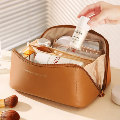 Zipper Makeup Organizer Female Toiletry Kit Bag Make Up Case Storage Pouch Luxury Lady Box Cosmetic Bag Organizer Bag Travel Zip