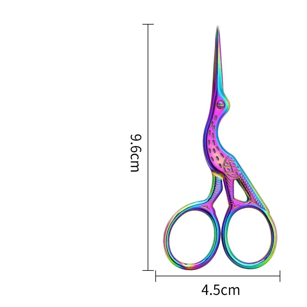 1pc European-style Makeup Scissors 9CM Compact Stainless Steel Small Professional Eyebrow Nose Hair Cut Manicure Nail Tools