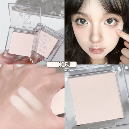 White Jade Color Eyeshadow Matte High Gloss Eyeshadow Makeup Palette Soft Brightening The Face Matte Velvet Eye Shadow Powder