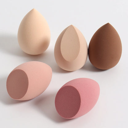 3/8/12/16/24/32/48Pcs Milk Coffee Makeup Sponge, Suitable for Applying and Setting Makeup, Suitable for All Skin Types