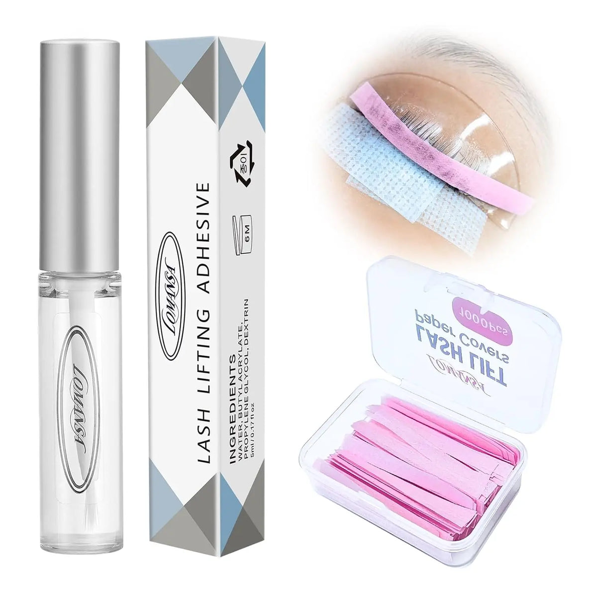 Lomansa Korea 5ml Strong Lash Lift Glue Eyelash Lift For Lash Lifting And Curling Eyelash Perm Lash Lift Adhesive Makeup Tool