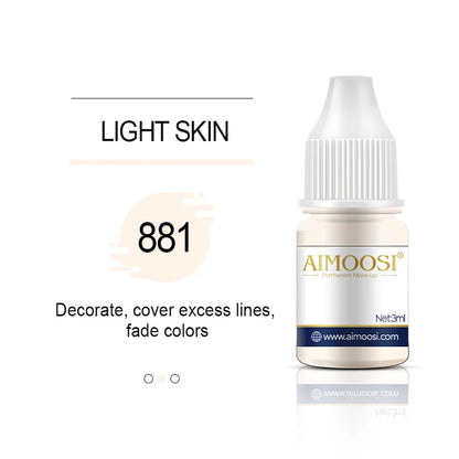 AIMOOSI Lip Tattoo Ink for Semi Permanent Makeup Nano Eyebrows Microblading Pigment 3ML Beauty Health Tattoo Supplies
