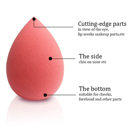 Black Makeup Applicator Super Soft Sponge Powder Blender Smooth Foundation Contour Blending Puff