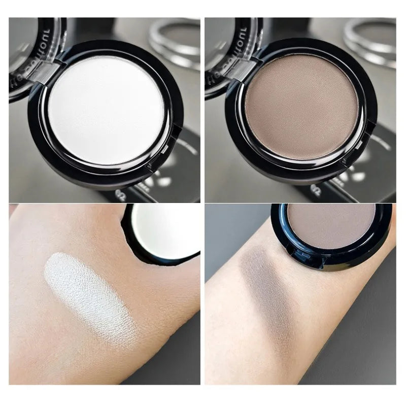 Matte Contour Palette for Daily Use, Easy to Blend Face Powder for Natural 3D Nose Cheek Highlight and Shading, Lasting Makeup