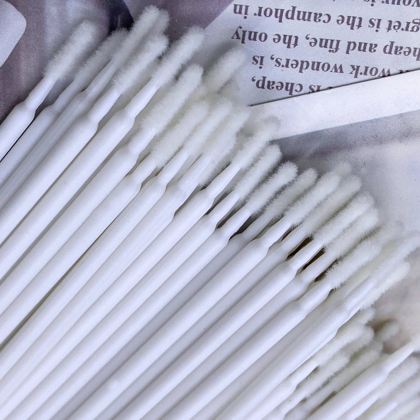 100/400pcs Micro Brush Disposable Lash Removing Swab Microbrush Mascara Wands Applicator Eyelash Extension Makeup brushes Tools