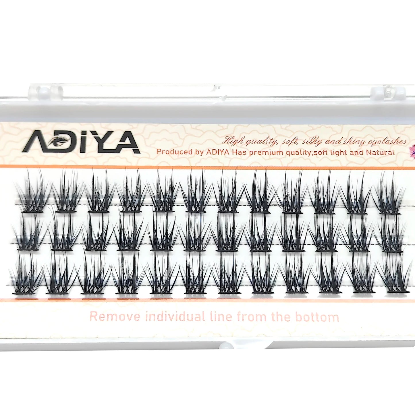 36Pcs C/D/dd 10-15mm DIY Eyelash Extension Segmented Cluster Easy Makeup Big Eye Secret Super Natural Lash Glitter Premade Lash