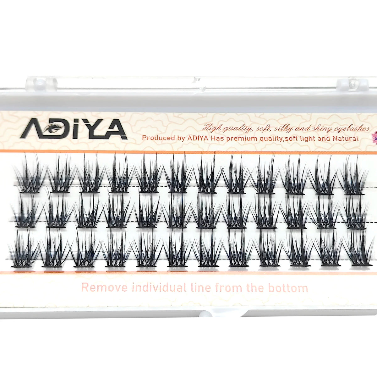 36Pcs C/D/dd 10-15mm DIY Eyelash Extension Segmented Cluster Easy Makeup Big Eye Secret Super Natural Lash Glitter Premade Lash