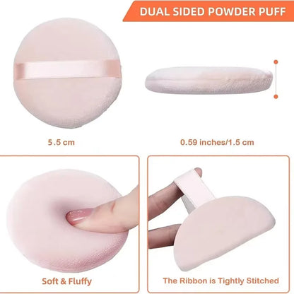 5/10Pcs Round Makeup Sponges Cosmetics Tools Soft Velvet Powder Puff Blender Sponges Facial Foundation Puffs Make Up Accessories