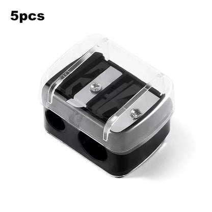 Eyebrow Eyeliner Pencil Cutting Variety Pen Sharpening Double Hole Design 2 in 1 Makeup Pencil Sharpener For Cosmetic Supplies