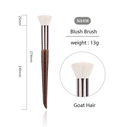 OVW Animal Hair Makeup Brush Complete Set 28PCS Lip Brushes Eyeshadow Brush Soft Makeup Brush Beauty Tools Smudge Brush Single