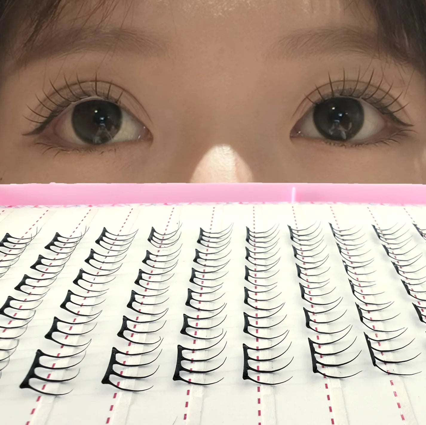 K-pop 2.0 Style Self Adhesive False Eyelashes No Glue Needed Convenient Easy to Wear Trendy Perfect for Daily Party Eye Makeup