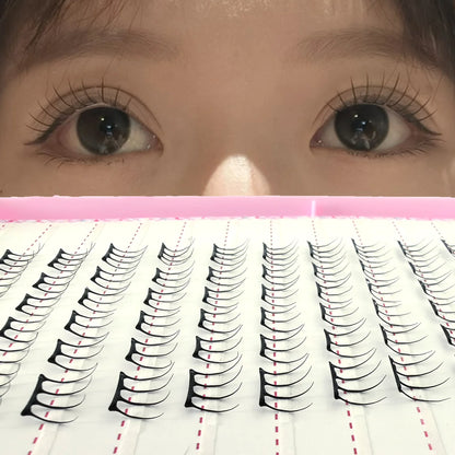 K-pop 2.0 Style Self Adhesive False Eyelashes No Glue Needed Convenient Easy to Wear Trendy Perfect for Daily Party Eye Makeup