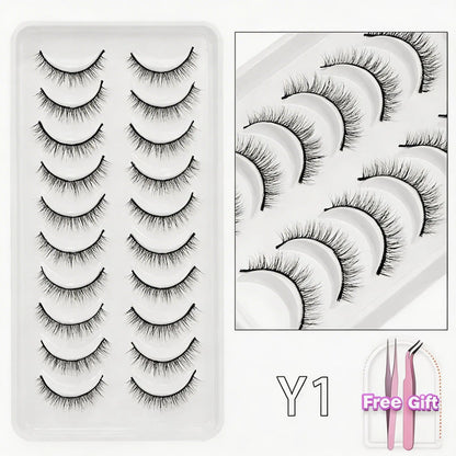 5/10Pairs 3D Mink Lashes Natural Eyelashes Dramatic False Eyelashes Faux Cils Makeup Wholesale Fake Eyelash Extension maquiagem