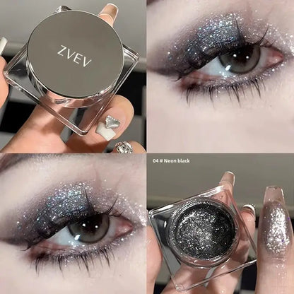 Natural gloss pearlescent matte diamond eyeshadow eye makeup high-end atmosphere