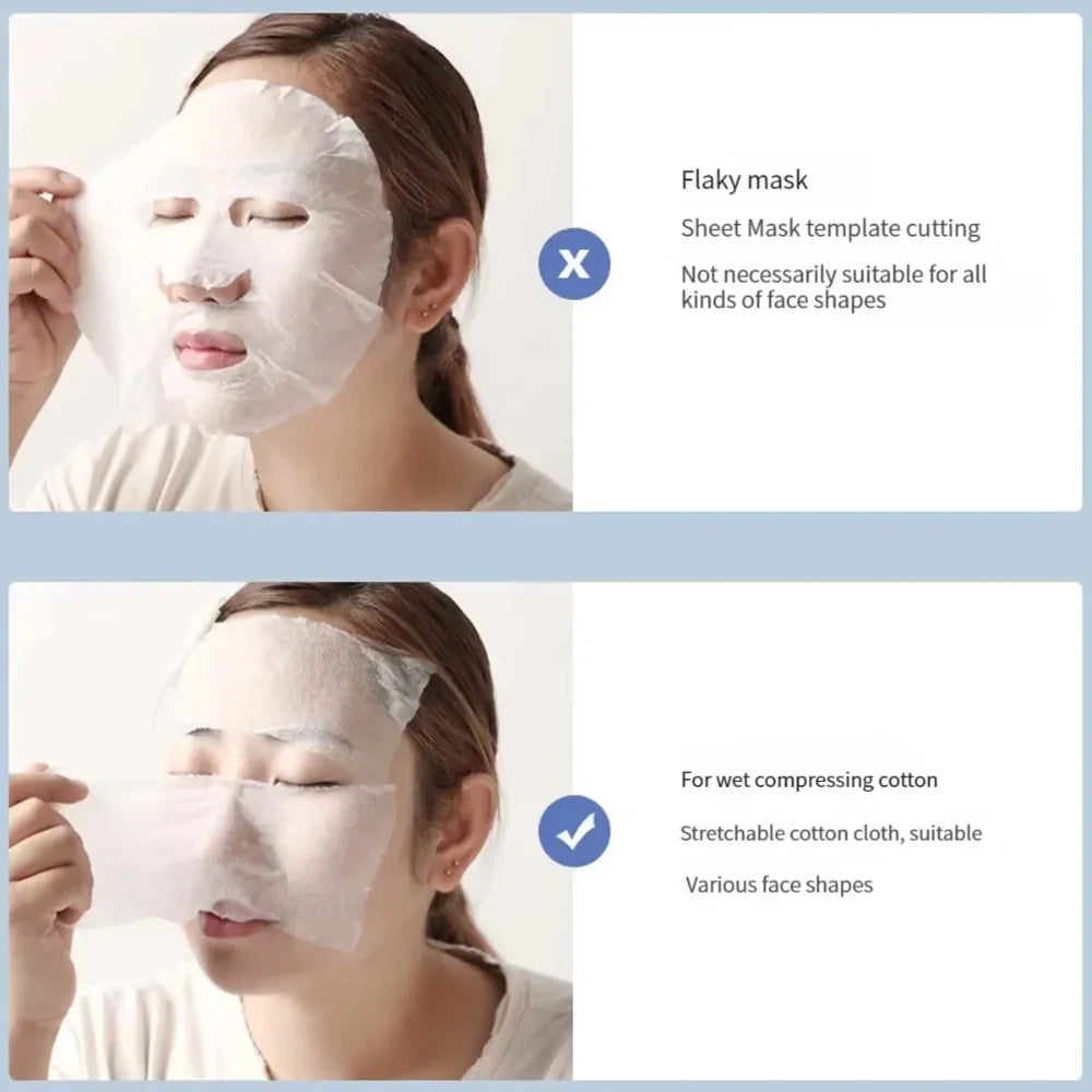 200pcs Stretchable Cotton Pads – Soft Pre-Makeup & Cleansing Pads, Wet/Dry Use, Skin-Friendly, Breathable, Long-Lasting, Unisex