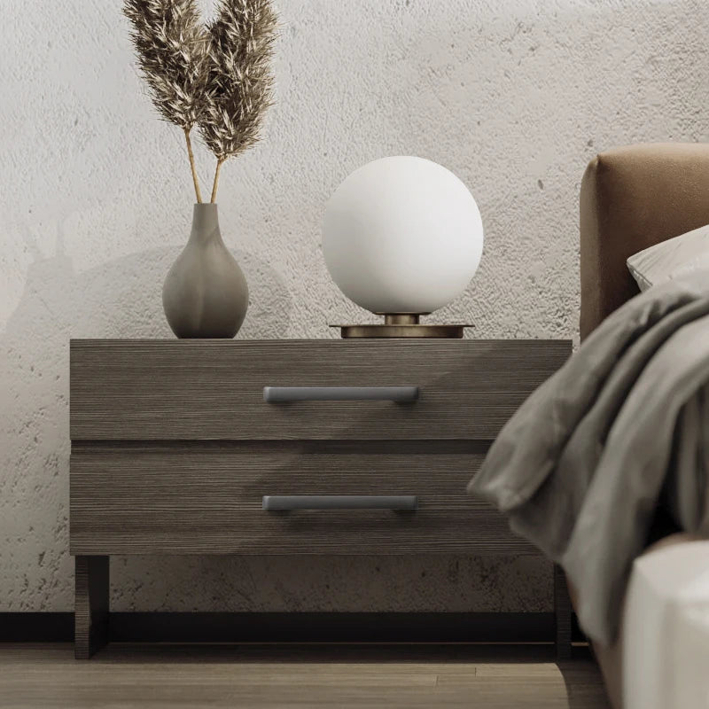 Aluminum alloy cabinet handle, gray wardrobe handle, makeup table handle, 96mm/128mm storage room cabinet handle