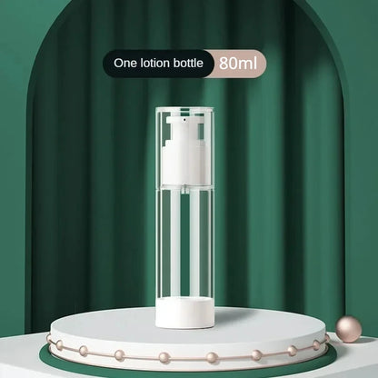 30ml 80ml 100ml Clear Airless Cosmetic Cream Pump Bottle Travel Size Dispenser Makeup Container for Cream Gel Lotion