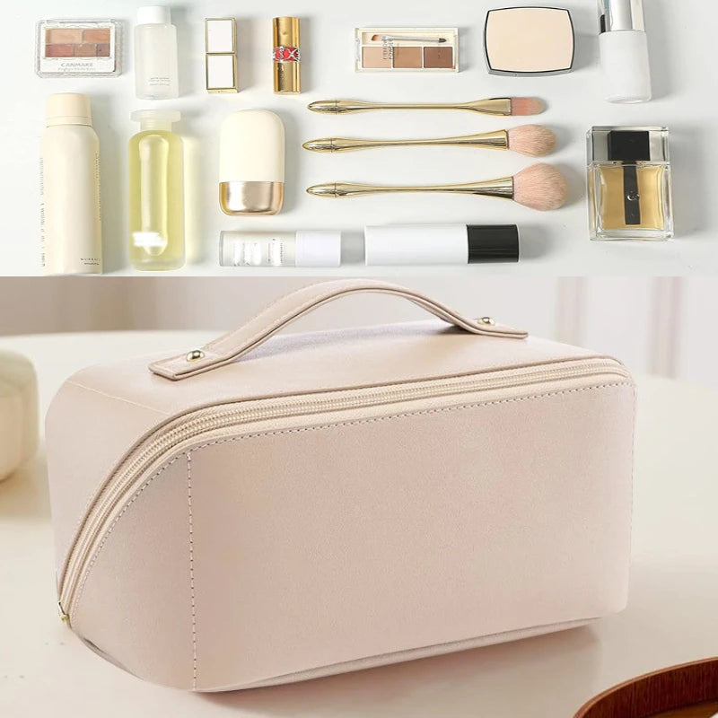 Zipper Makeup Organizer Female Toiletry Kit Bag Make Up Case Storage Pouch Luxury Lady Box Cosmetic Bag Organizer Bag Travel Zip
