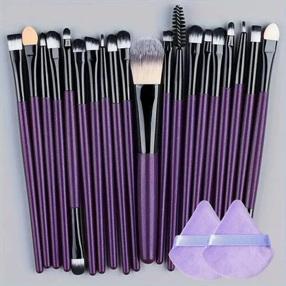 20Pcs Makeup Brush Set Eyeliner Brush Blending Brush Makeup Brushes for Cheeks Eye Cosmetic Foundation Brush Make Up Set 2035