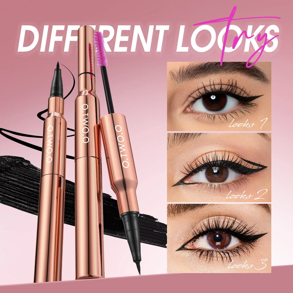 O.TWO.O Black Liquid Eyeliner Eye Make Up Super Waterproof Long Lasting Eye Liner Easy to Wear Eyes Makeup Cosmetics Tools