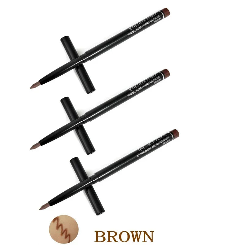 1/5/20pc Lasting Waterproof Liquid Eyeliner Non-fading Smooth Quick Drying Eyeliner Pencil No Ink Leakage Black Eye Liner Makeup