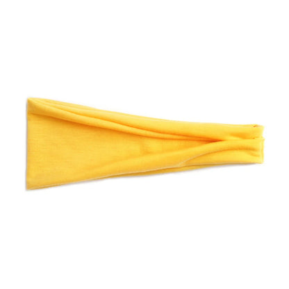 Women Solid Color Wide Elastic Headband Adjustable Cotton Sport Yoga Hair Band Fashion Turban Makeup Hair Hoop Hair Accessories
