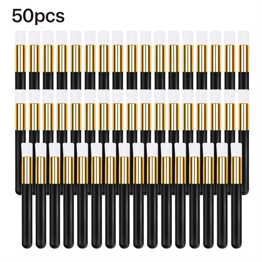 10/30/50pcs Eyelash Cleaning Brush Lash Shampoo Brush for Eyelash Extensions Peel Off Nose Pore Blackhead Remover Makeup Tools