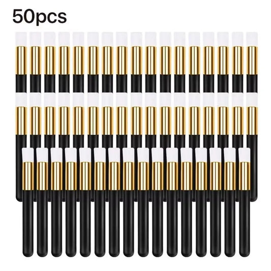 10/30/50pcs Eyelash Cleaning Brush Lash Shampoo Brush for Eyelash Extensions Peel Off Nose Pore Blackhead Remover Makeup Tools