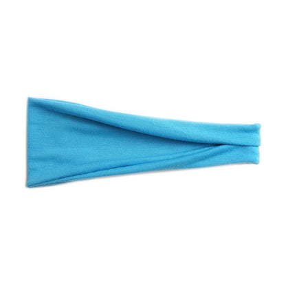 Women Solid Color Wide Elastic Headband Adjustable Cotton Sport Yoga Hair Band Fashion Turban Makeup Hair Hoop Hair Accessories