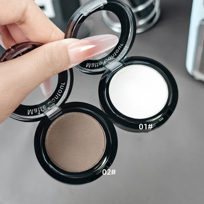 Matte Contour Palette for Daily Use, Easy to Blend Face Powder for Natural 3D Nose Cheek Highlight and Shading, Lasting Makeup