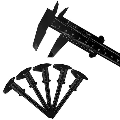 150mm Eyebrow Measuring Ruler Brow Mapping Vernier Caliper Double Scale Plastic Ruler for Eyebrow Tattoo Brow Makeup Tool