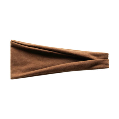 Women Solid Color Wide Elastic Headband Adjustable Cotton Sport Yoga Hair Band Fashion Turban Makeup Hair Hoop Hair Accessories