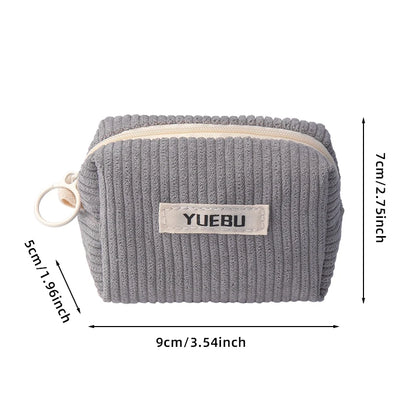 Fashionable Portable Coin Purse, Zipper Style Makeup Tool Storage Bag, Women'S Carry On Bag For Storing Change, Beauty Tool Bags