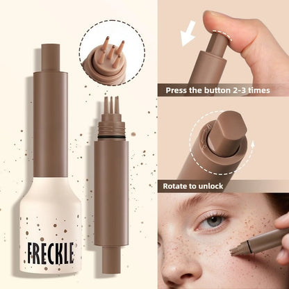 1pc Natural Freckle Stamp Pen Waterproof and Sweatproof - Quick-drying Natural and Delicate Freckle Makeup Multi-scene Use