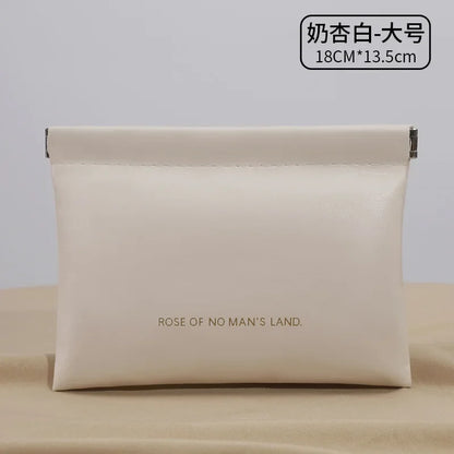 파우치 Simple Lipstick Makeup Storage Bag Women Fashion Portable Mini Key Jewelry Cosmetic Organizer Pouch Handbag Косметичка 2025