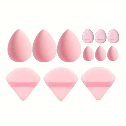 10/20PCS Triangle Makeup Sponge -Luxurious Velour,Ultra-Soft & Washable -Wet or Dry, Perfect for Loose Powder, Foundation & Body