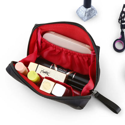 Waterproof Large Capacity Makeup Bag Multiple Colors Dacron Travel Storage Bag Partitioned Cosmetic Pouch Handbag Lipstick Pack