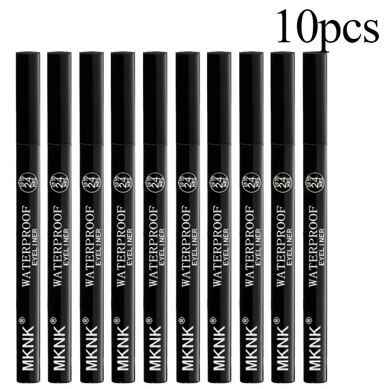 1/5/20pc Lasting Waterproof Liquid Eyeliner Non-fading Smooth Quick Drying Eyeliner Pencil No Ink Leakage Black Eye Liner Makeup