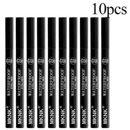 1/5/20pc Lasting Waterproof Liquid Eyeliner Non-fading Smooth Quick Drying Eyeliner Pencil No Ink Leakage Black Eye Liner Makeup