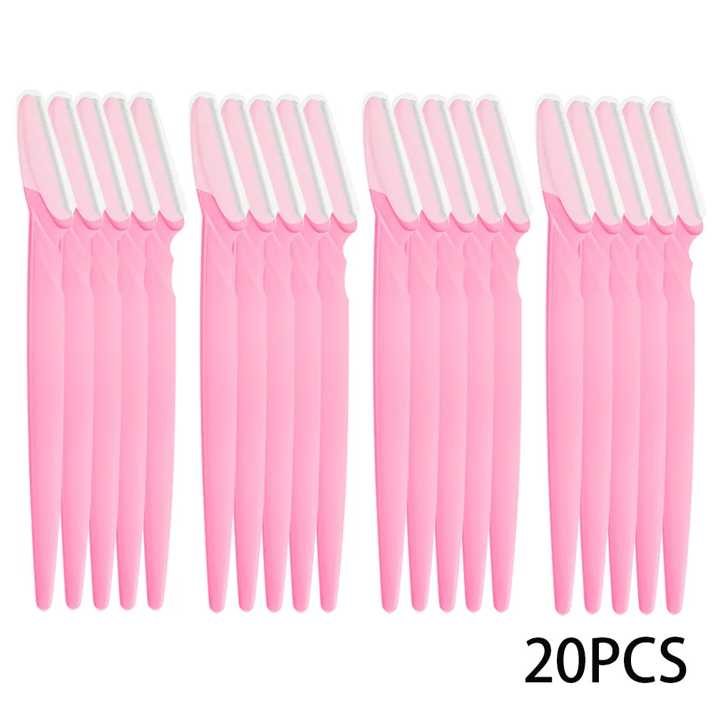 Eyebrow Razor Set Multipurpose Face Razors For Women and Men Dermaplaning Tool  Easy To Use Cutter Shaver Blades Makeup Tools
