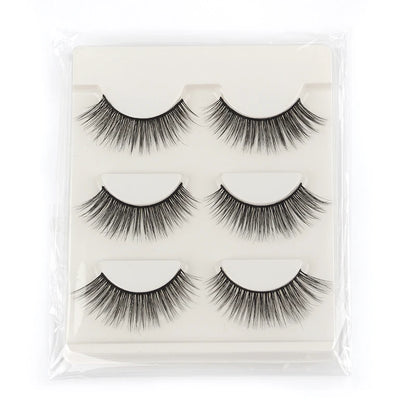 3/10 Pairs Half Lashes Cat Eyelashes Natural Long Handmade 3D Mink Lashes Makeup Tool Reusable Fake Eyelash maquillaje Faux Cils