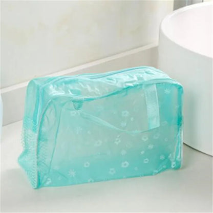 PVC Travel Transparent Makeup Cases Toiletries Storage Bag Box Luggage Towel Suitcase Pouch Zipper Cosmetic Organizer Bags
