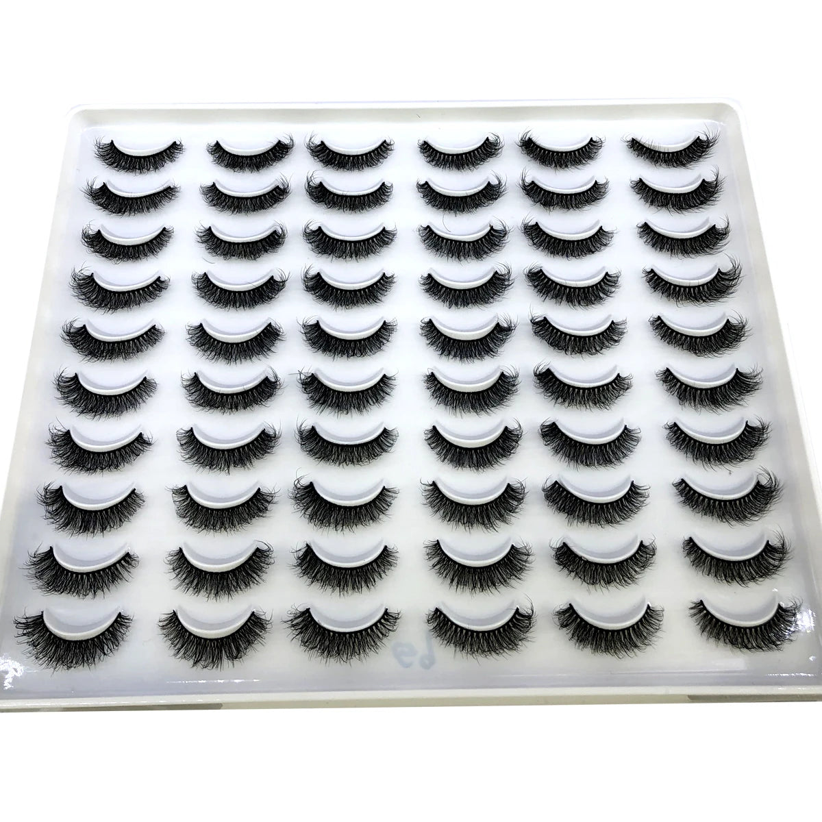 HBZGTLAD 30/40 pairs of natural long 3D artificial mink false eyelashes false eyelashes makeup set mink eyelashes extended eyela
