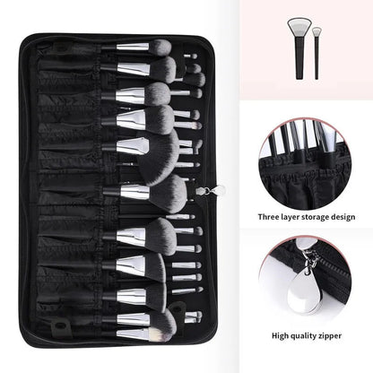 Multifunctional Makeup Brush Storage Bag Makeup Artist Cosmetic Case Handbag Portable Travel Cosmetic Organizer Bag Beauty Tools
