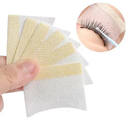 200/40Pcs Disposable Cotton Eyelashes Patch Sticker For Removing Eyelashes Under Eye Paper Patches Cleaning Tool Makeup Supplies