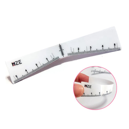 Mapping Eyebrow Ruler Stickers Microblading Adhesive Brow Measurement Stencil Brows Shaping Tools Tattooing Desgin Makeup Supply
