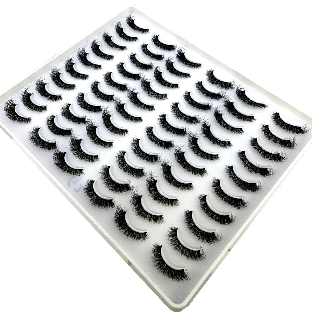 HBZGTLAD 30/40 pairs of natural long 3D artificial mink false eyelashes false eyelashes makeup set mink eyelashes extended eyela