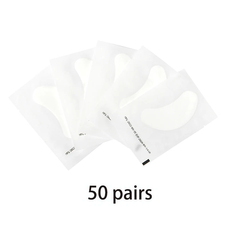 50/100pcs Eye Patches Eyelash Extension Under Eye Pads Makeup Eyelash Patches Tip Stickers Pads For Eyelash Extension Makeup