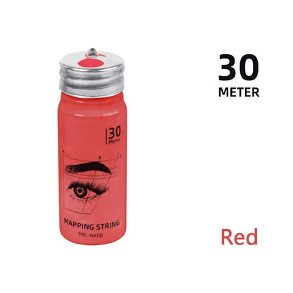 30m Microblading Pre-Inked Mapping String Eyebrow Makeup Dyingliner Thread Borw Permanent Positioning Measurement Tattoo Tools